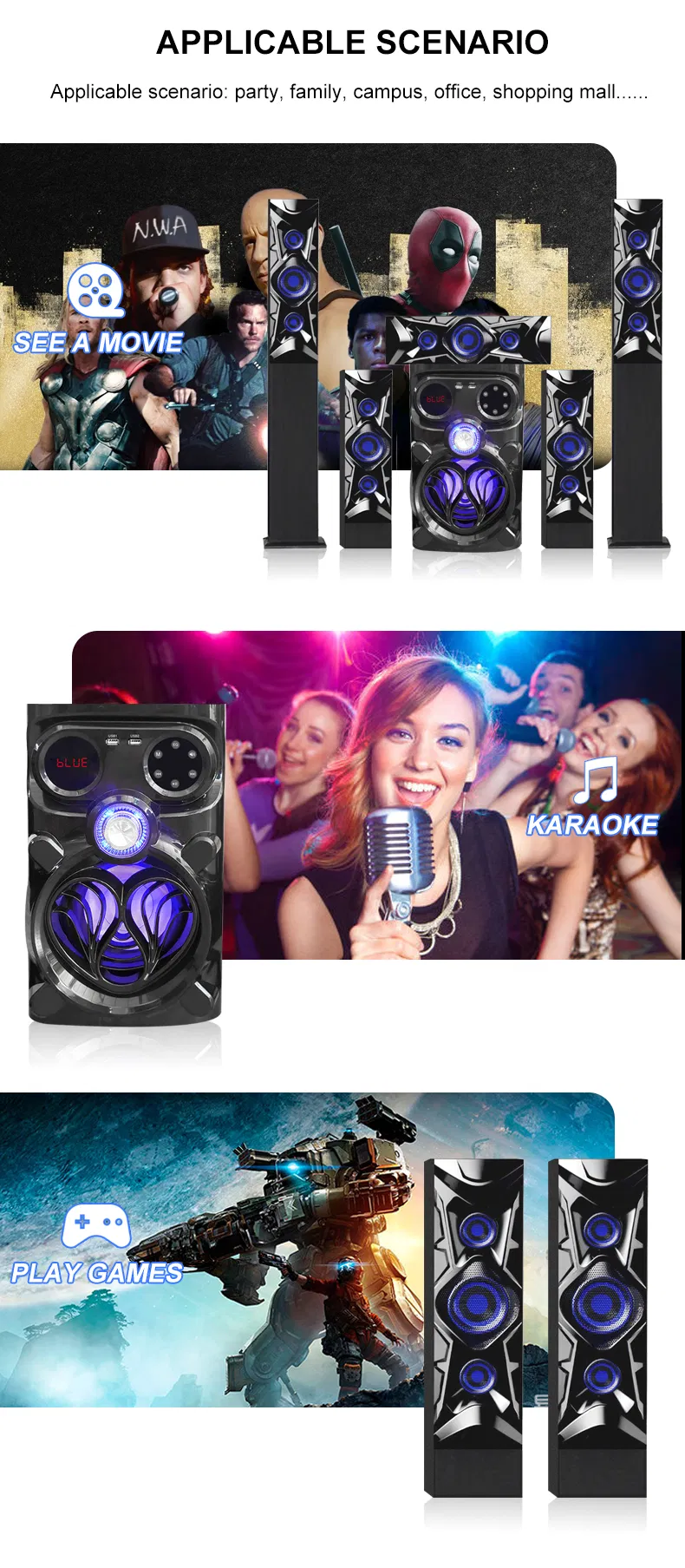 Mx-980f Private Home Theatre Speaker