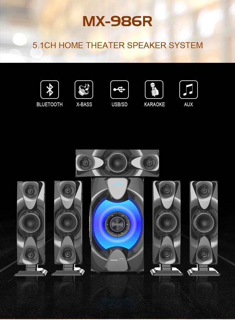 Mx-986r Home Theatre Speaker