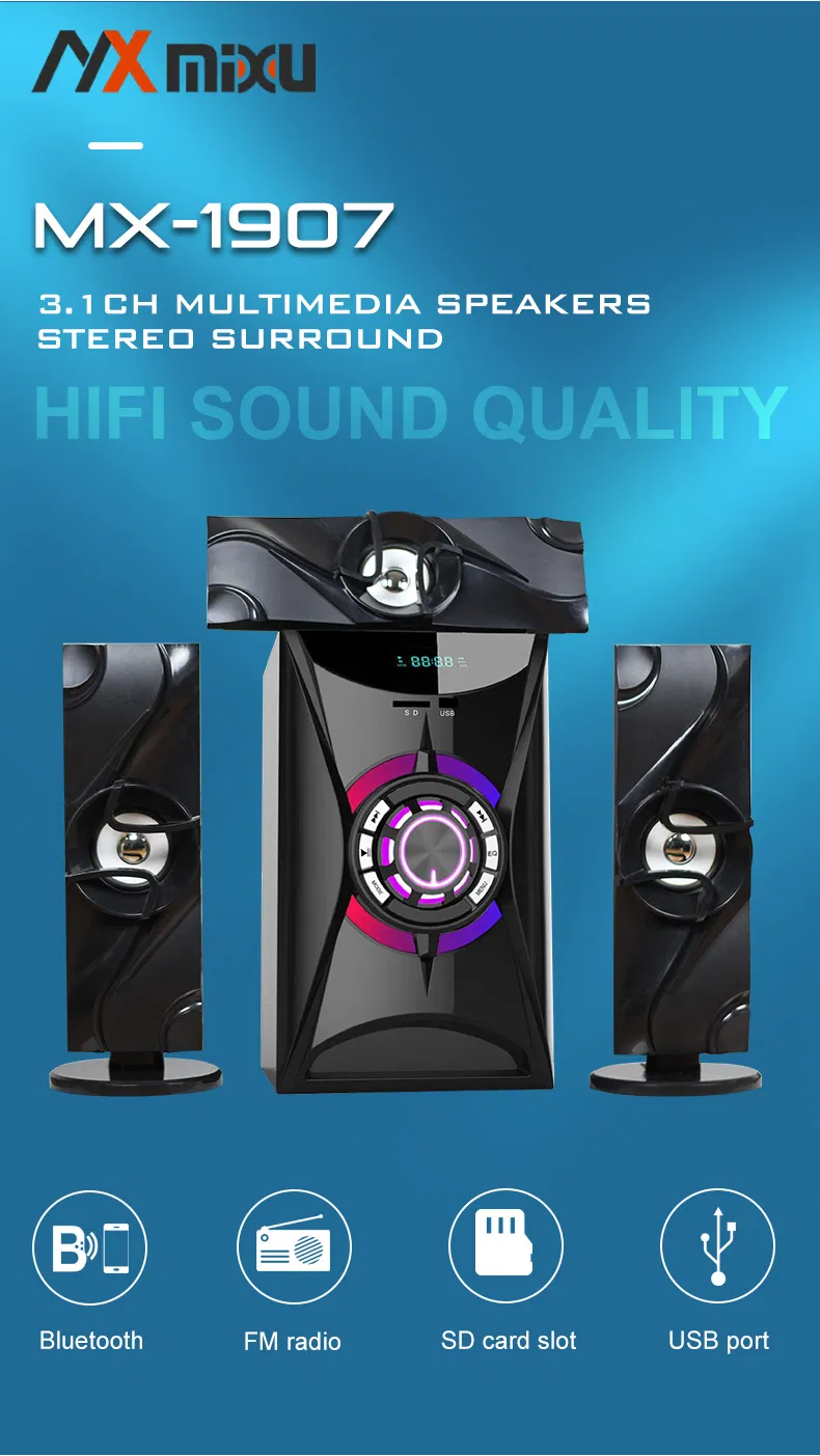 3 1 CH Multimedia Speaker MX-1907