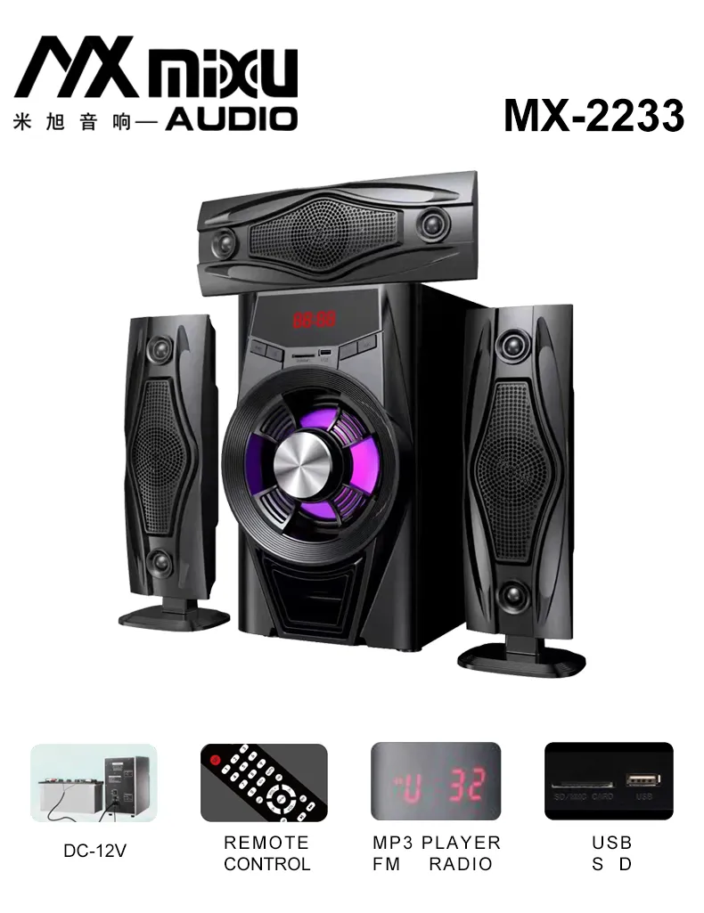 Mx-2233 Home Theatre Speaker