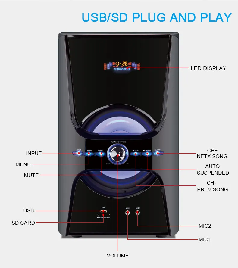Ht-8500 Home Theatre Speaker