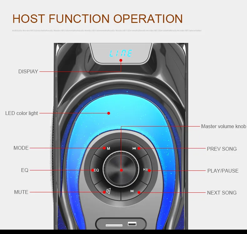 MX-981R Home Theatre Speaker