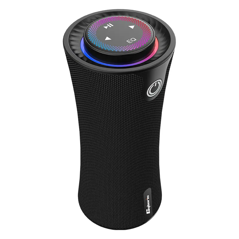 Cyboris T16 Portable Wireless Bluetooth Speaker with RGB Lighting Stereo Surround Sound Music Player
