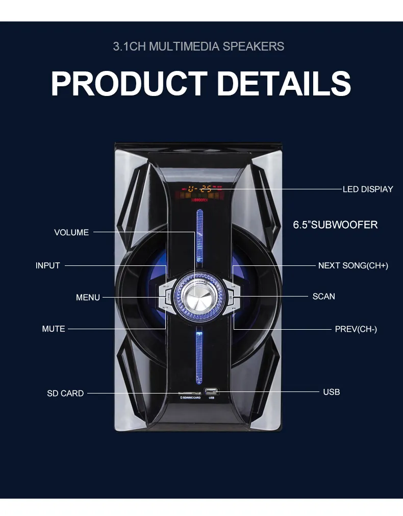 MX-A100 Private Home Theatre Speaker