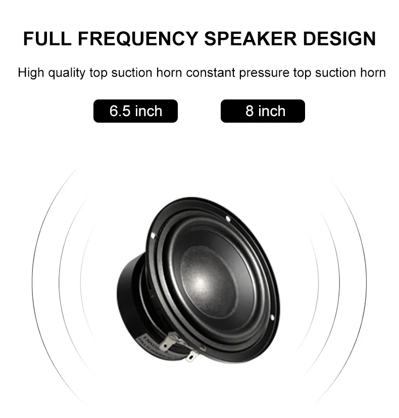 Wooden Sound System Home Theater Speaker Mx-980f