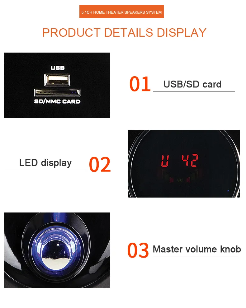 Ht-5050 Private Home Theatre Speaker