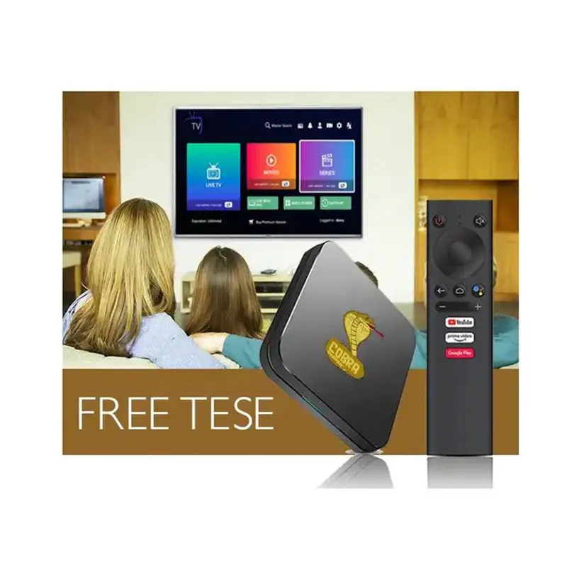 Wholesale Global TV Box 4K Gold 8K Strong IPTV Set Top Box Smarters PRO for Best Strong 8K 4K Playlist for Germany UK Poland Sweden Denmark USA Arabic World