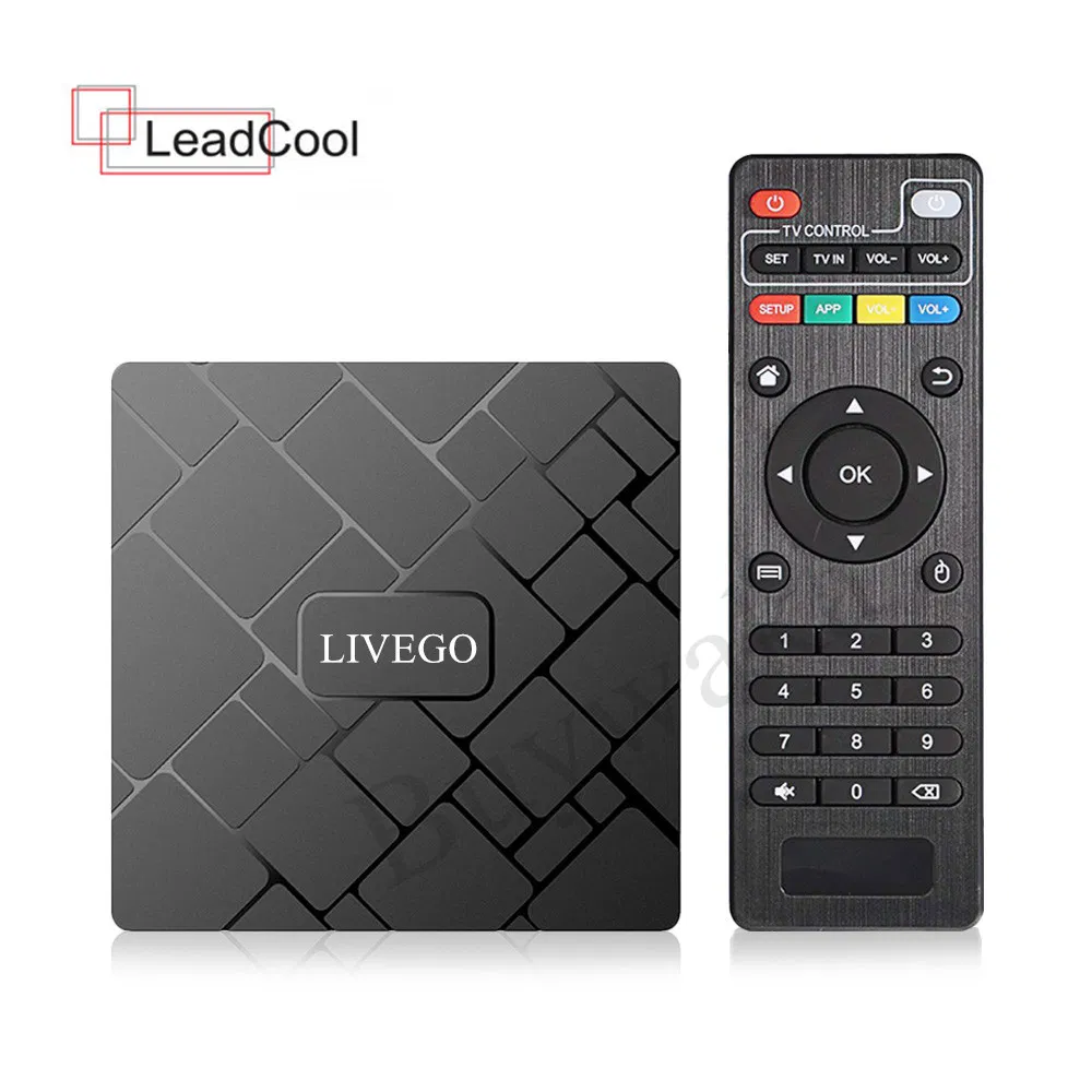 New Leadcool Datoo Android 13 TV Box Livego Quad Core 4K Hdr10+ Image Set Top Box