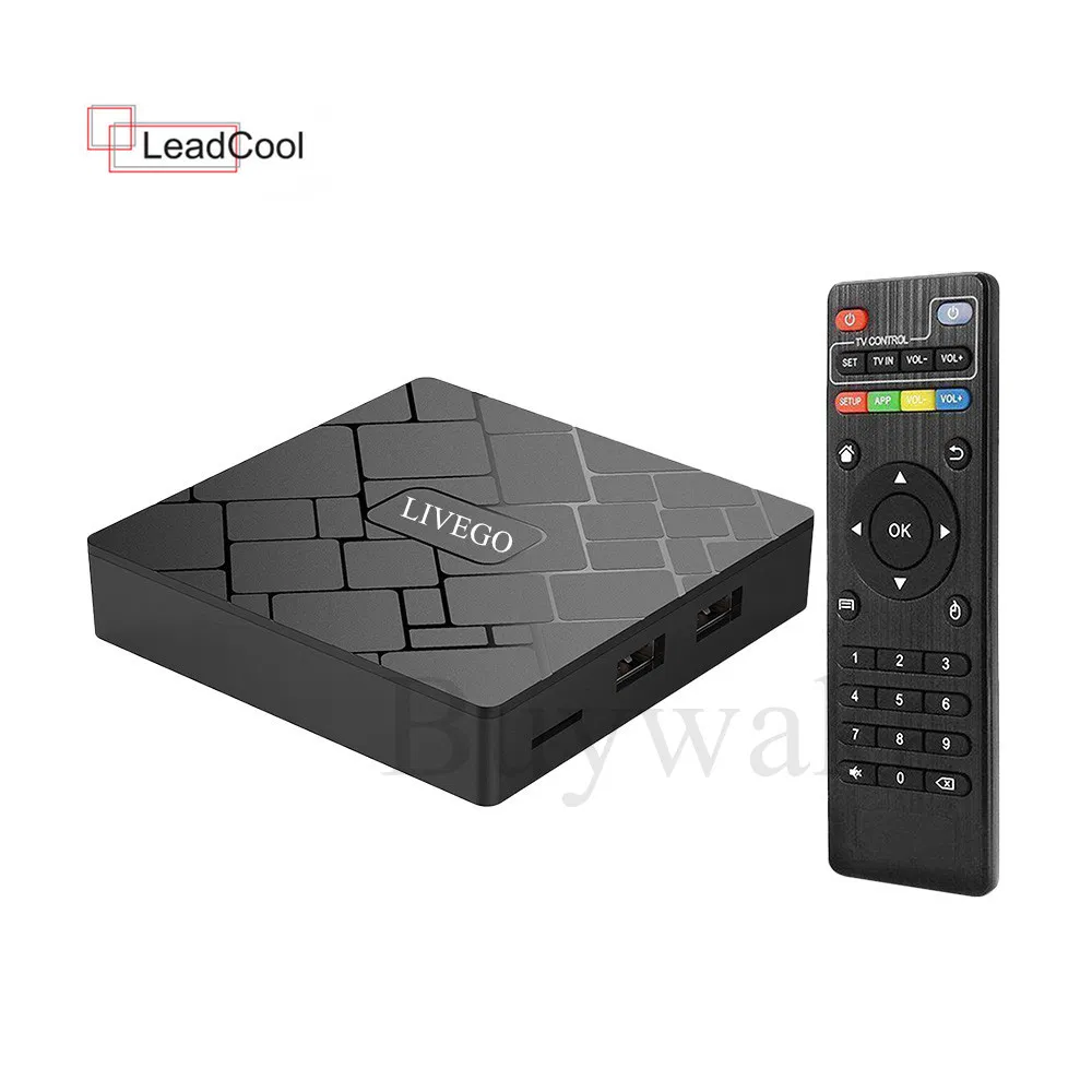 New Leadcool Datoo Android 13 TV Box Livego Quad Core 4K Hdr10+ Image Set Top Box
