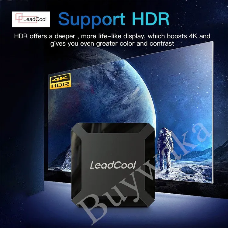 Leadcool Allwinner H313 Android 10 Set Top Box Smart TV Receiver 2GB