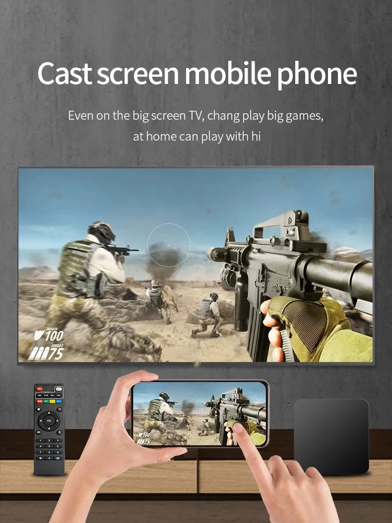 Rk3288A Mxqpro 4K Android 13 Smart TV Set Top Box