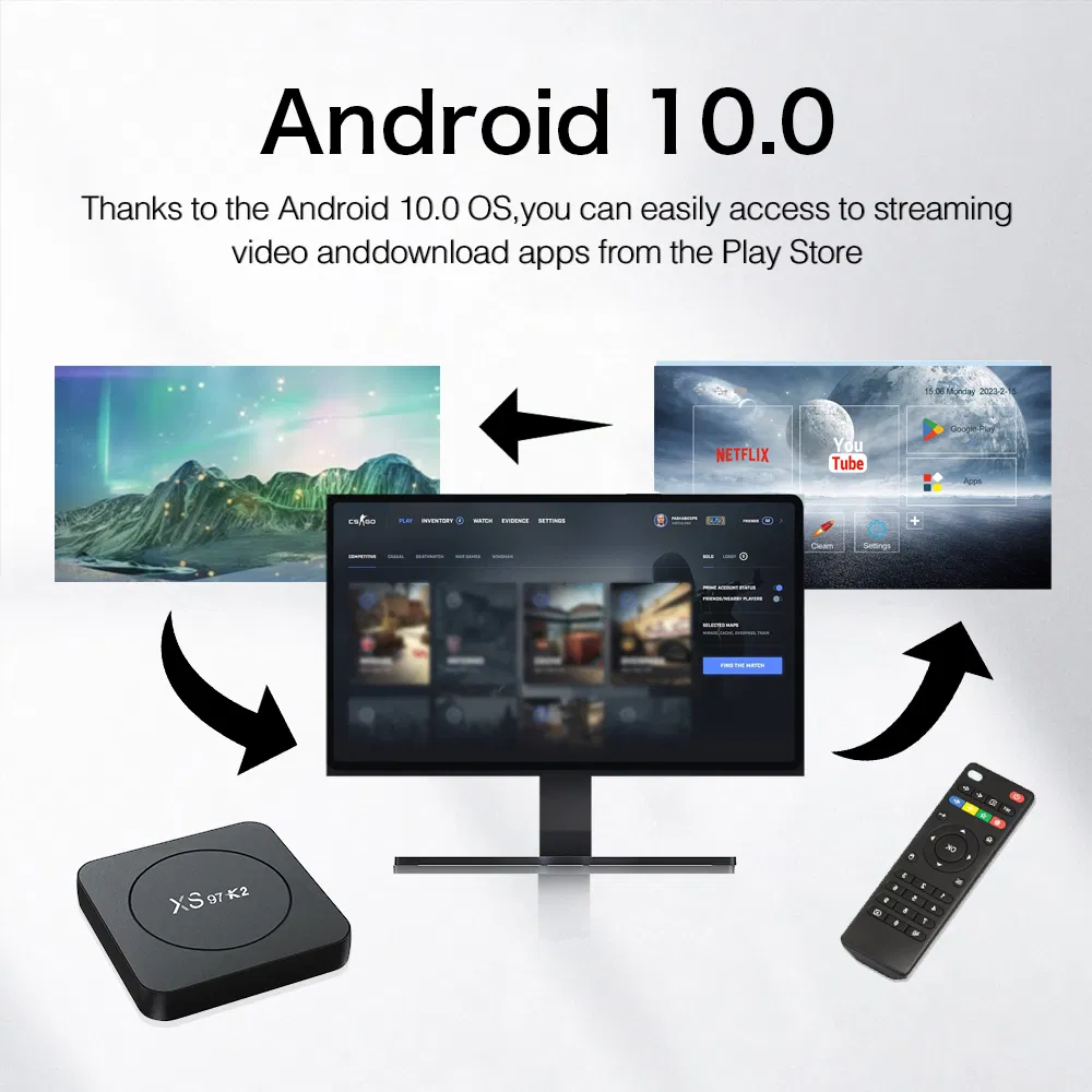 Cheap Tvbox 2023 Hot Selling TV Box 4K ATV Set Top Box