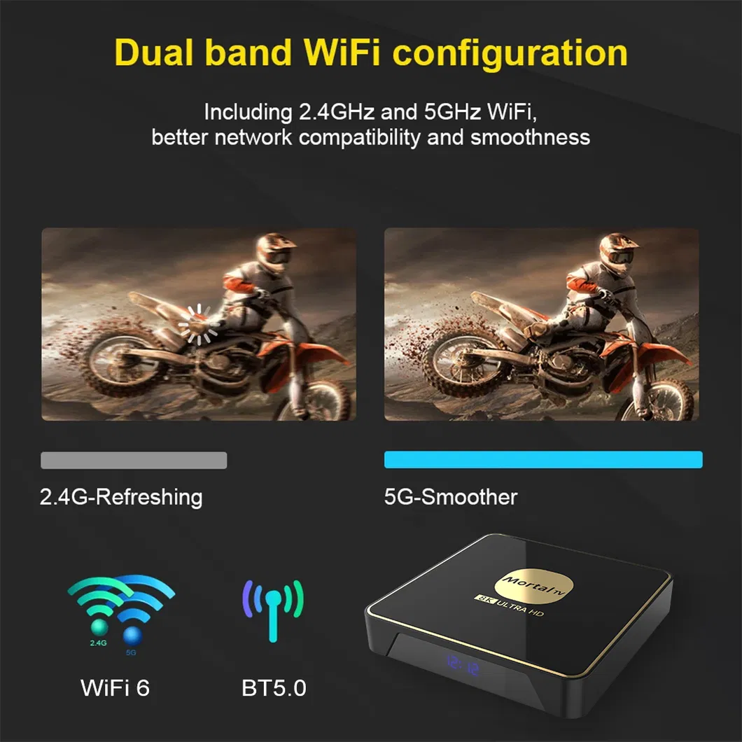 Set Top Box 4+128GB Max Ott Mortal T3 IPTV Box Cheap Sell