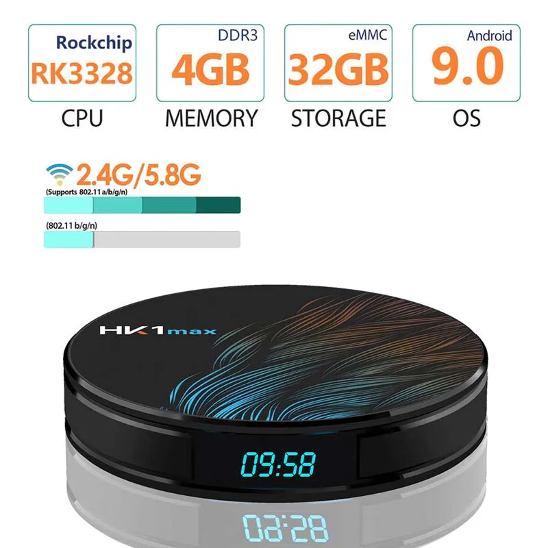 HK1 Max Smart Box 4K UHD Android 11.0 Set Top Box