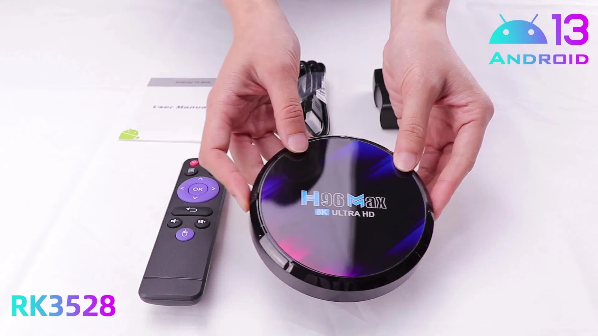 Hot H96 Max 4K Android TV Box Set Top Box for Streaming