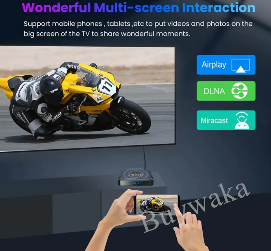 New Android 13 Smart TV Box X98K Set Top Box 4GB RAM