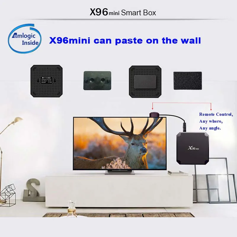 X96mini S905W Quad Core Android 11.0 Android Smart TV Box 5g 4K STB Set Top Box