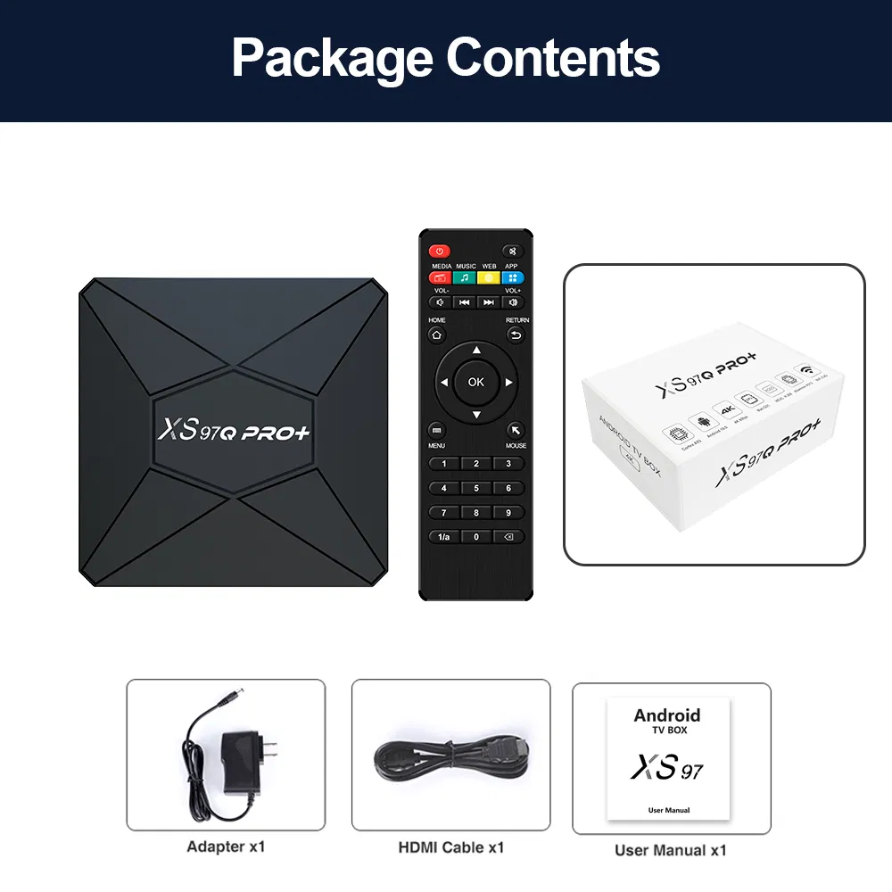 Best Price Allwinner H313 Xs97 Q PRO+ Full HD Android 10 Set Top Box