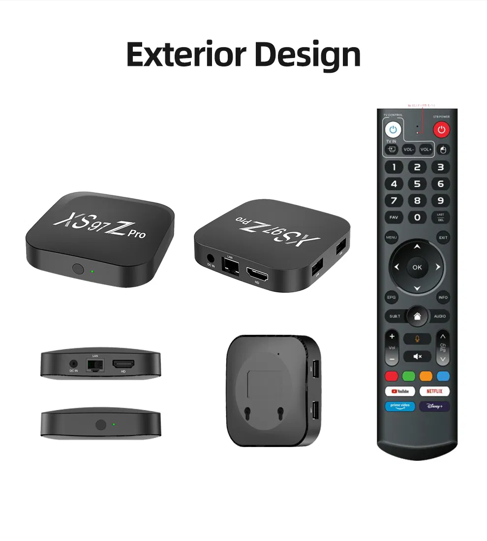 Custom Logo Bt5.0 Dual Brand WiFi Set Top Box Android