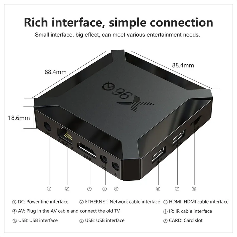 Good Price TV Box Allwinner H313 Android 10.0 Set Top Box 4K Smart TV Box