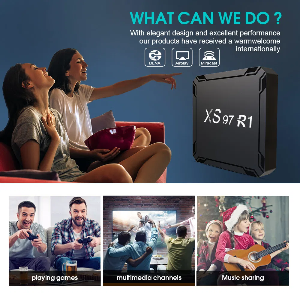 High-Performance Android 11 Streaming Set-Top Box with 2GB RAM