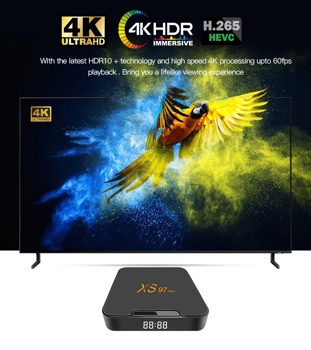 Factory Wholesale Xs97 Mini Android 11 Xs97 Mini Quad Core 2+16GB Wholesale Android Smart TV Set Top Box with Best Seller