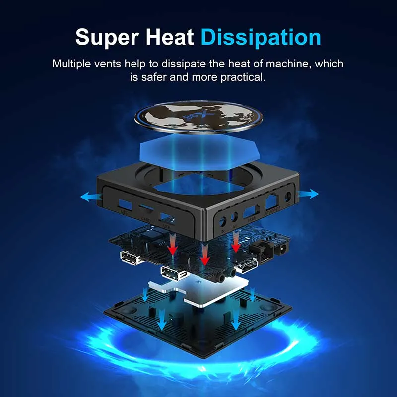 X98 Mini Dual WiFi 2.4G 5g Android 11 2GB 16GB Smart TV Box X98mini IPTV Set Top Box