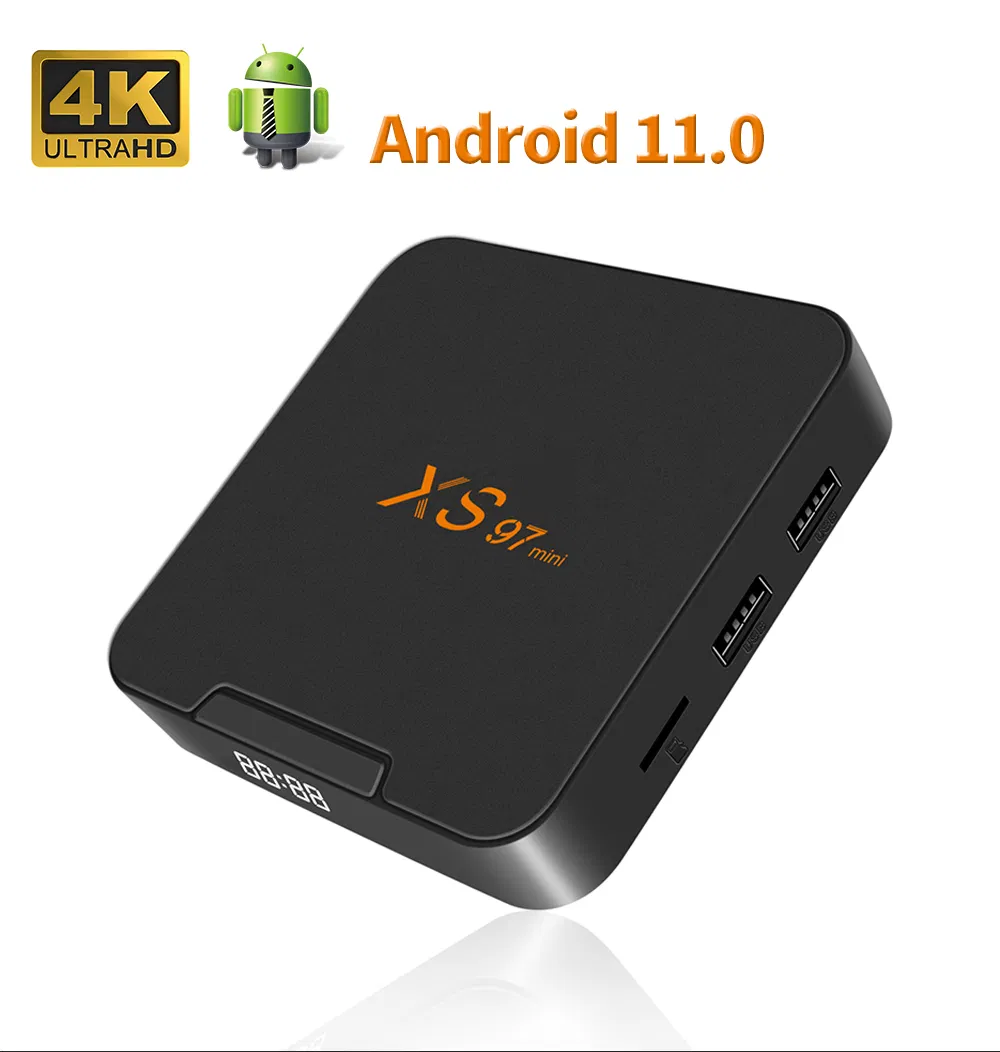 Xplus in TV Box Brasil IPTV S905W2 Xs97mini Dual WiFi 2+16GB Media Player Set Top Box Control Remoter Xs97mini
