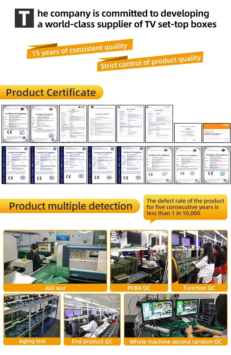 Wholesale Price Full HD Digital Set Top Box TV 4K UHD