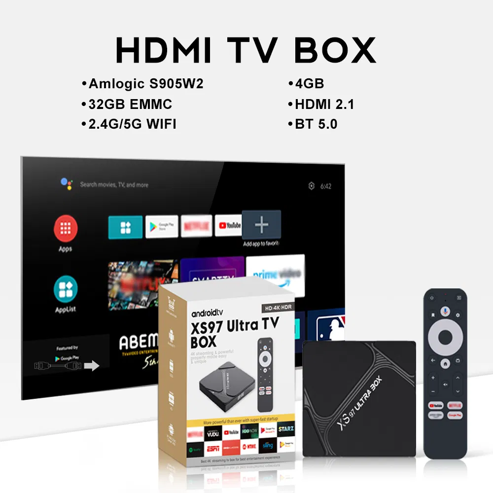 Most Popular Android 11 Amlogic S905y4 TV Box Set-Top Box Shenzhen