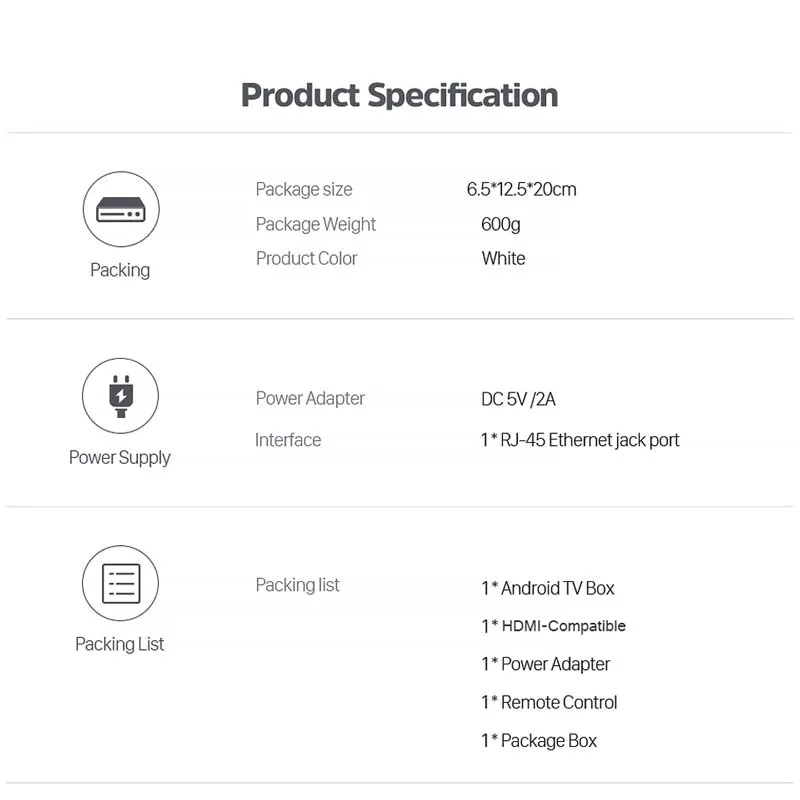 Leadcool Smart TV Box Android 9.0 Amlogic Set-Top Box 4K with 1 Year Livego