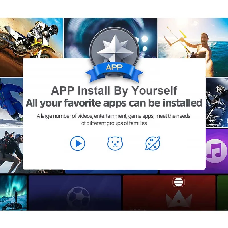 Leadcool Smart TV Box Android 9.0 Amlogic Set-Top Box 4K with 1 Year Livego