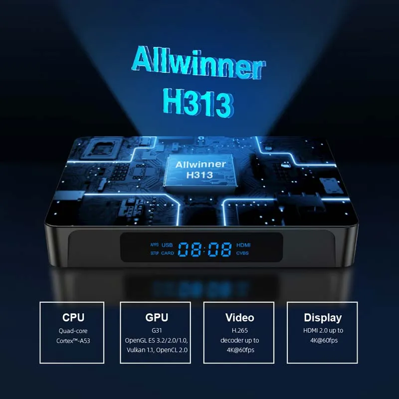 Cheapest Android 10.0 TV Box X96q PRO 8GB/16GB Allwinner H313 Smart Set-Top Box X96q PRO