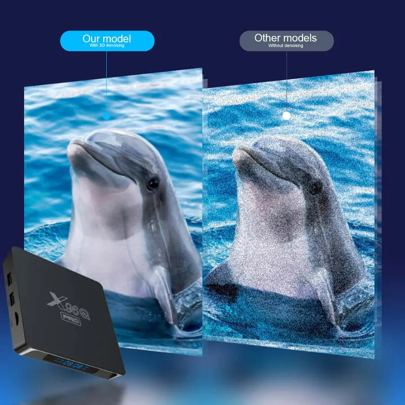 Cheapest Android 10.0 TV Box X96q PRO 8GB/16GB Allwinner H313 Smart Set-Top Box X96q PRO