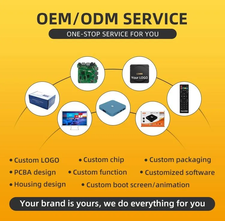 Xs97 Smart TV Box 4K IPTV Set-Top Box with 2.4G/5g Dual WiFi