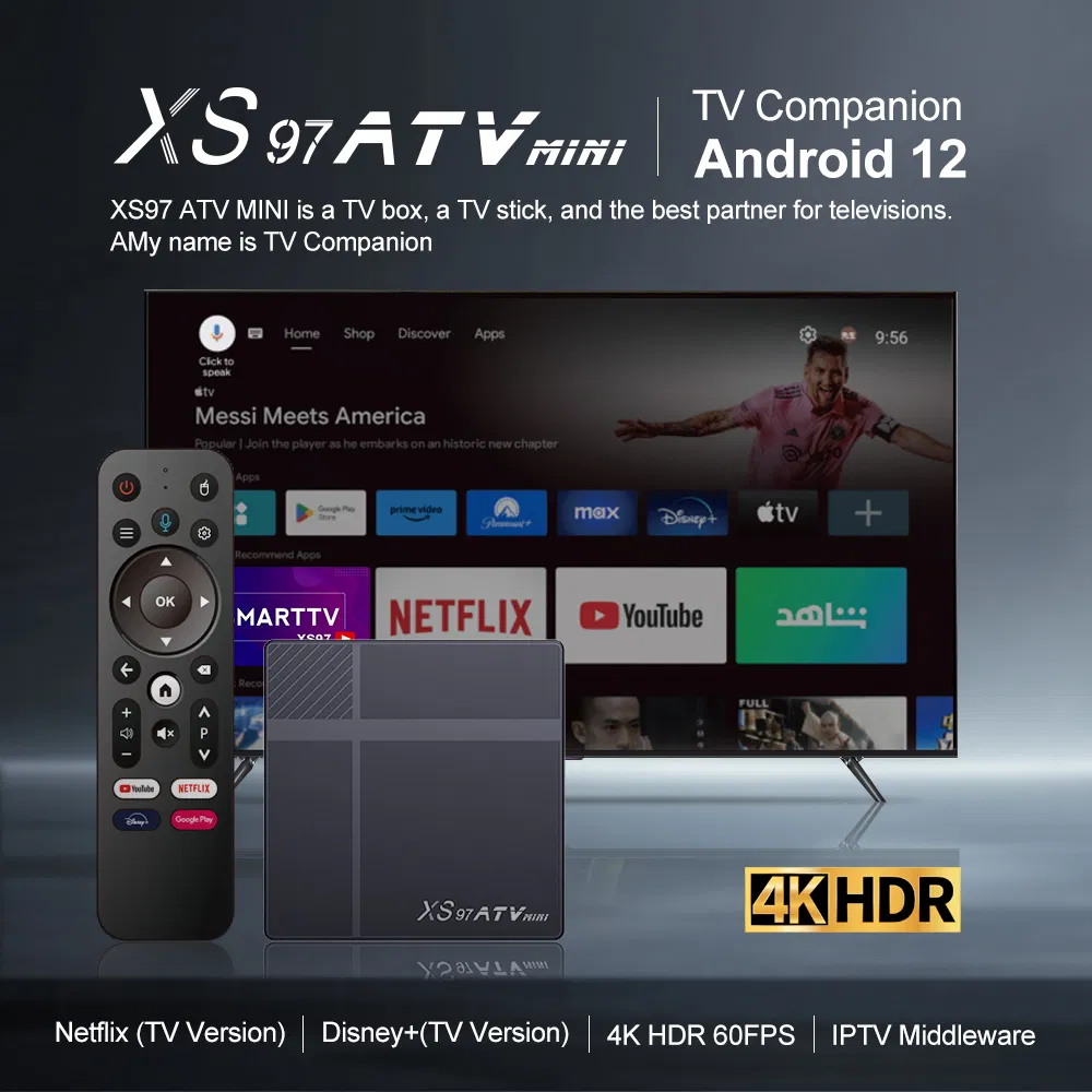 High-Performance Xs97 ATV Mini Set Top Box with Android 12