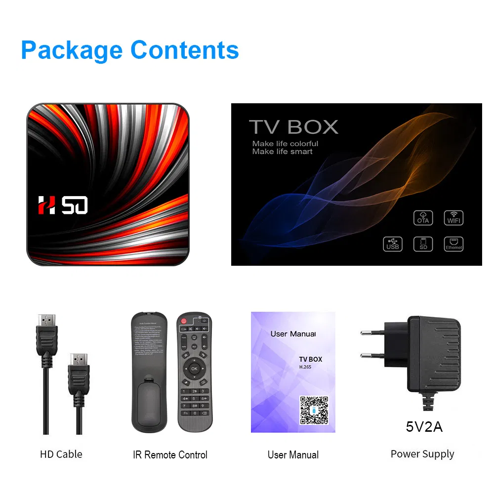 Rk3318 2GB+16GB TV Box High-Definition Network Player 4K HD Android Set-Top Box