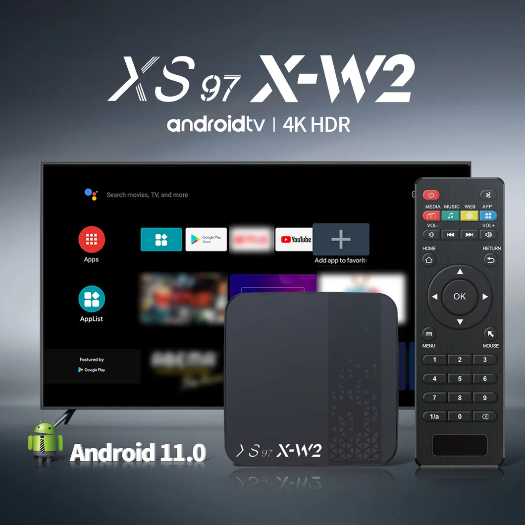 Xs97 X-W2 Amlogic S905W2 Android 11 Multifunction Jack Ott TV Set Top Box