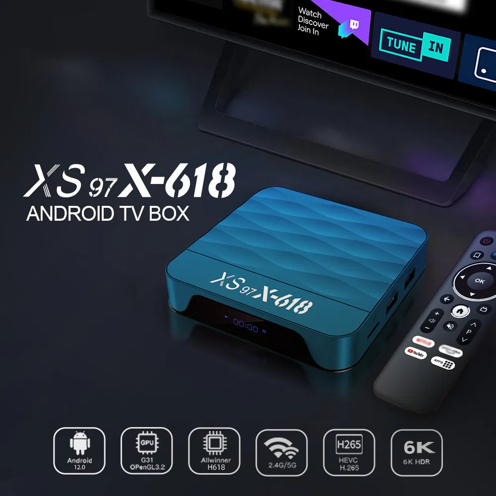 The Most Popular Xs97X-618 H618 Android 12 1080P Full HD 6K Set Top Box Best Price