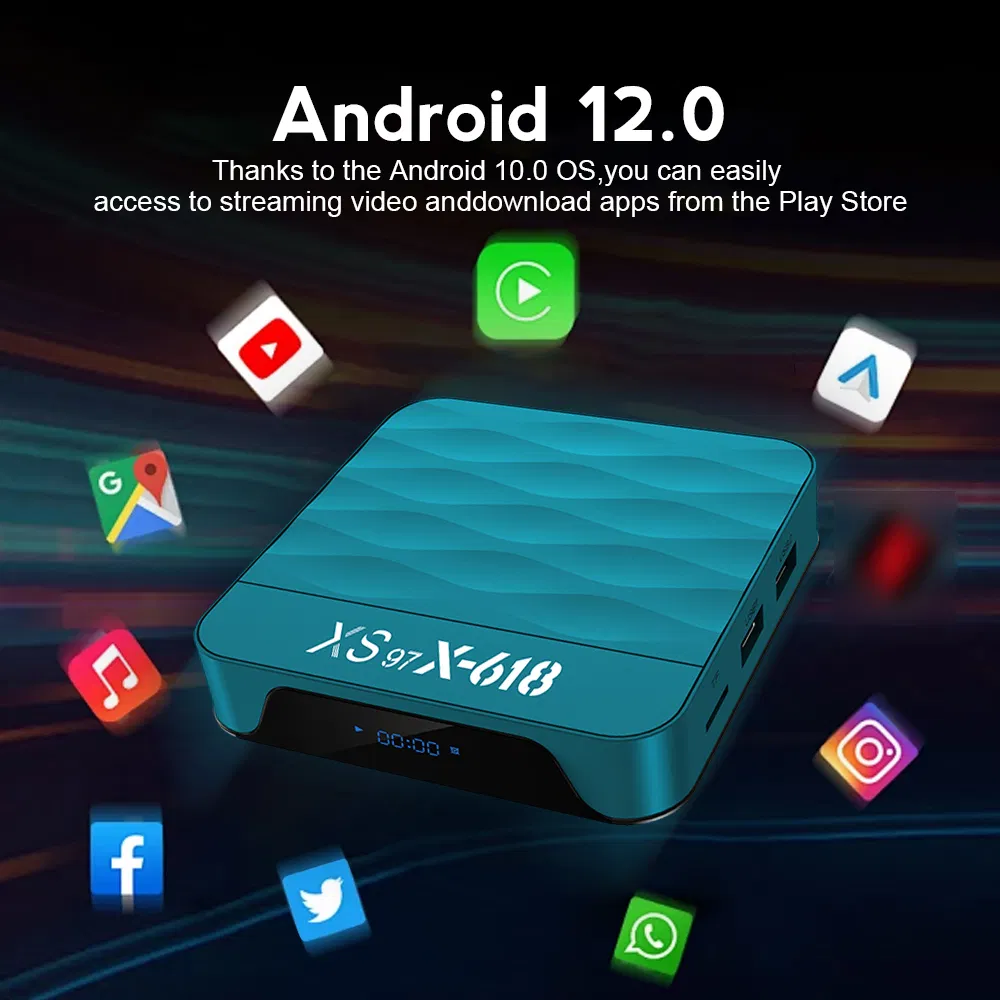The Most Popular Xs97X-618 H618 Android 12 1080P Full HD 6K Set Top Box Best Price