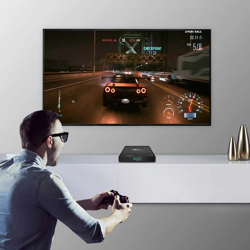 X96air Amlogic S905X3 64GB 2.4G/5g 8K Android 9.0 TV Set Top Box X96 Air Support Voice Remote