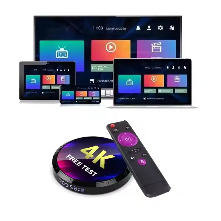 Android TV Box New TV Box 1GB RAM 8GB ROM 4K Tvbox Android 10 5g WiFi Smart Set Top Box