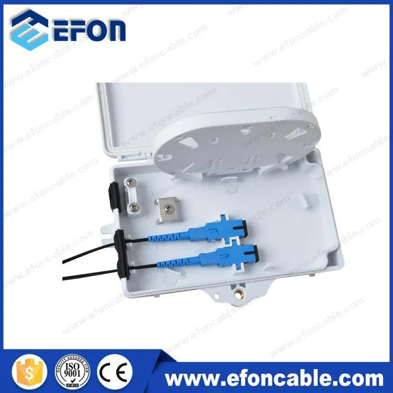 Mini 2 Port Plastic Fiber Optical Dsitribution Set Top Box (FDB-02A)