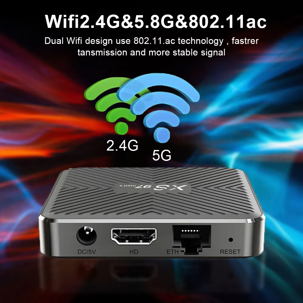 Xs97 Mini+ Wholesale Android 11 Smart 2.4G+5g WiFi Set Top Box