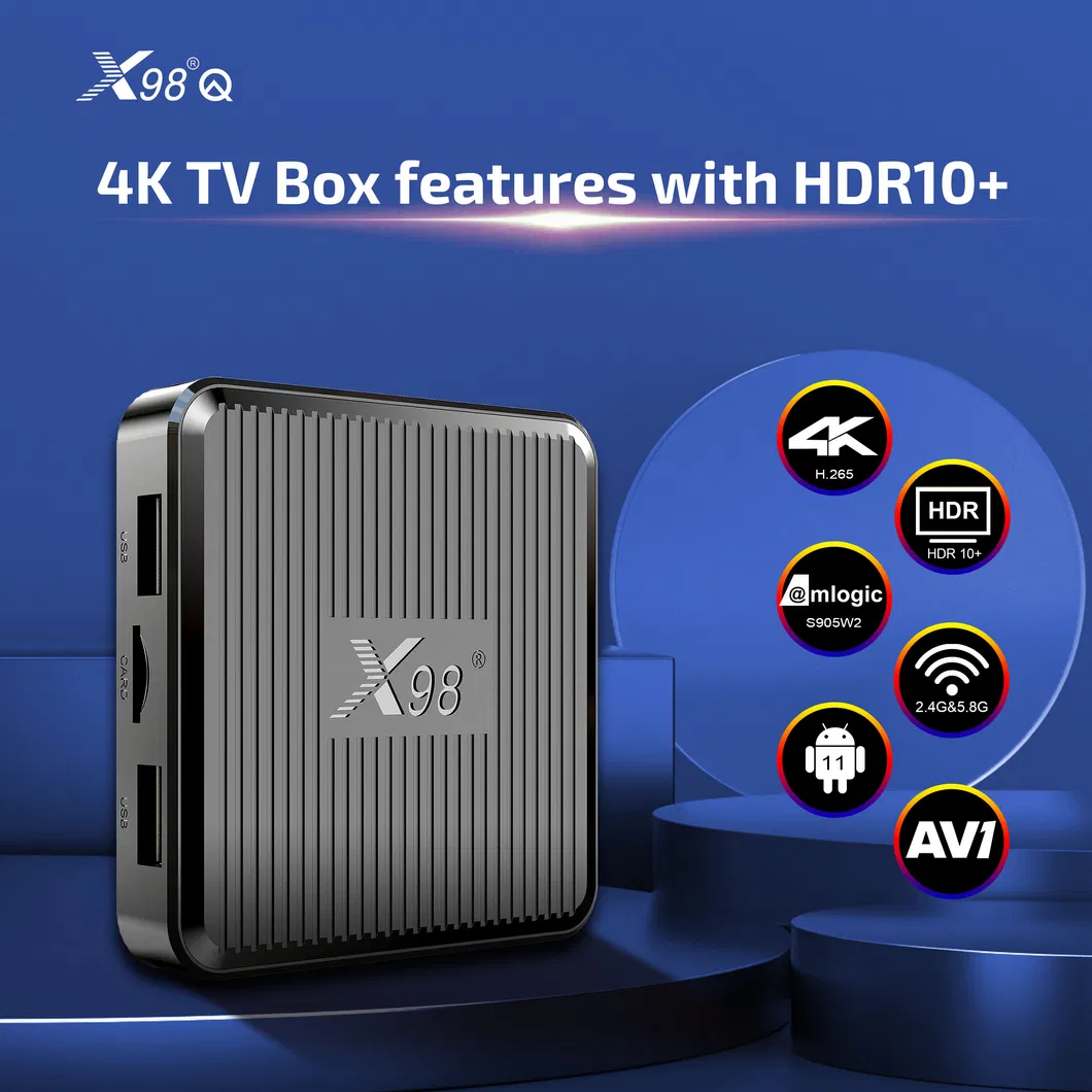 Custom Firmware 4GB 32GB Android Box X98 Yb864 Set-Top Box TV 8K