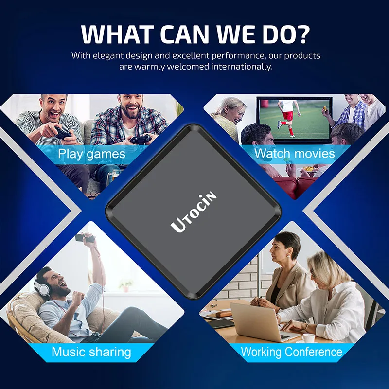 Strong IP TV Utocin Neo Streaming Stalker TV Box Future TV Android Smart 4K TV Box 2GB 16GB ROM 5g Dual WiFi Set Top Box Vs Xtv Air Xtv Duo