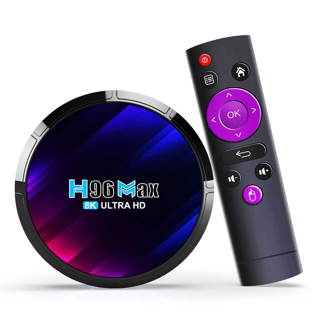 H96max 2GB+16GB Android 13.0 Rk3528 WiFi 6 Ultra HD TV Set-Top Box with EU Plug