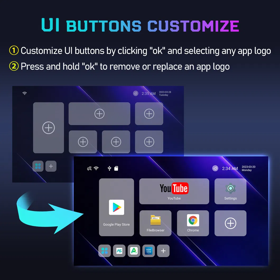H96max 2GB+16GB Android 13.0 Rk3528 WiFi 6 Ultra HD TV Set-Top Box with EU Plug