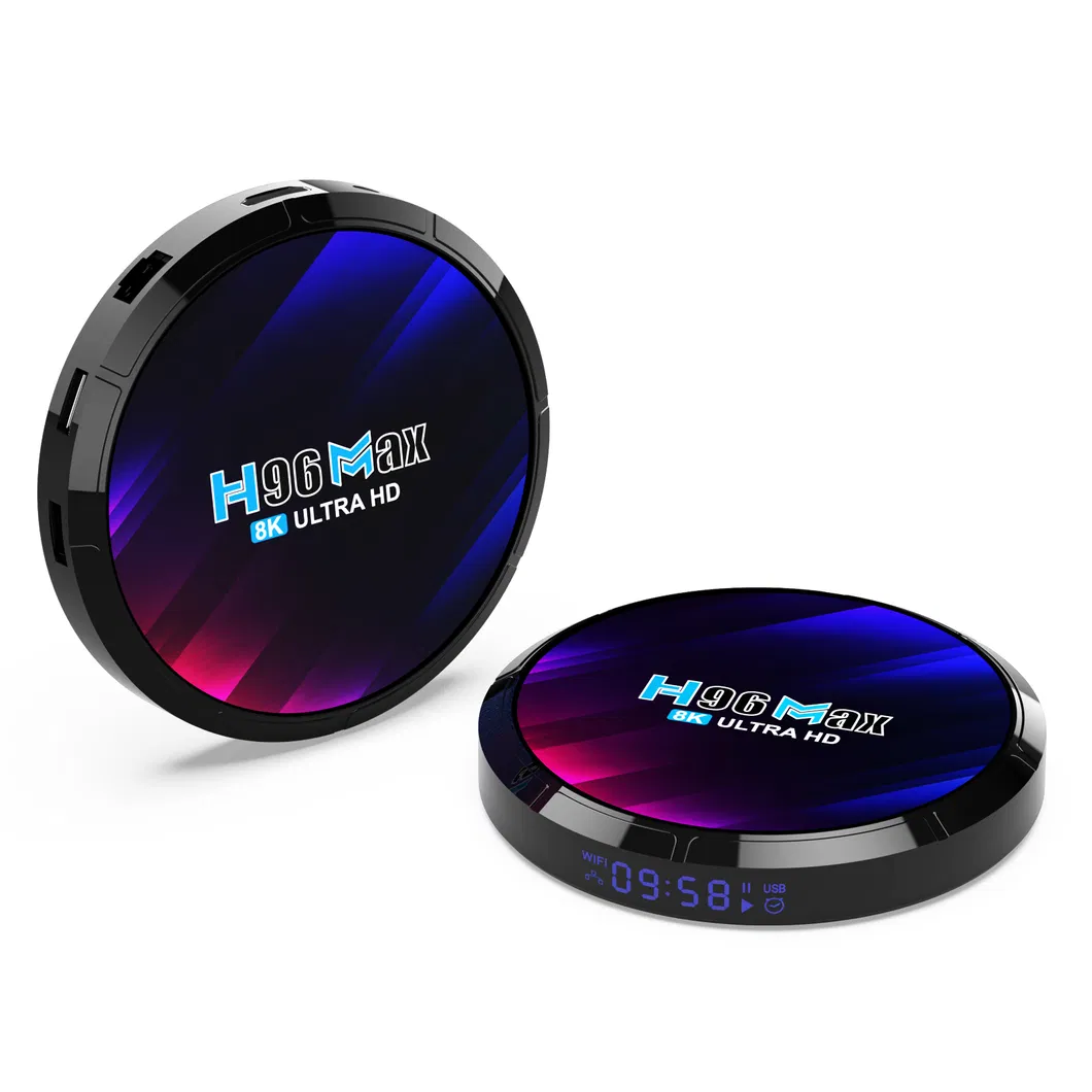 H96max 2GB+16GB Android 13.0 Rk3528 WiFi 6 Ultra HD TV Set-Top Box with EU Plug