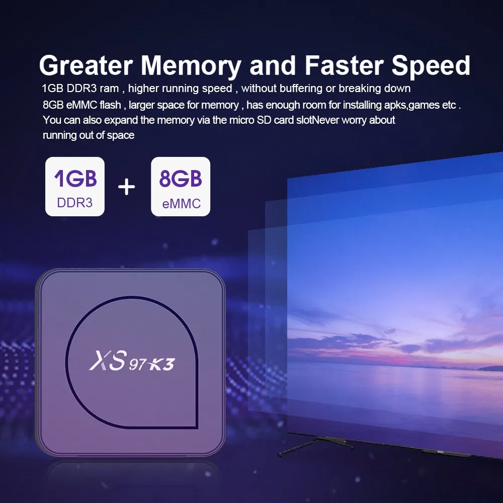 Xs97 K3 Set Top Box Quad Core Android 10 Manufacturer